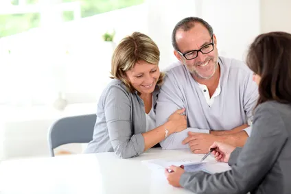 Attorney discussing legal planning options with clients
