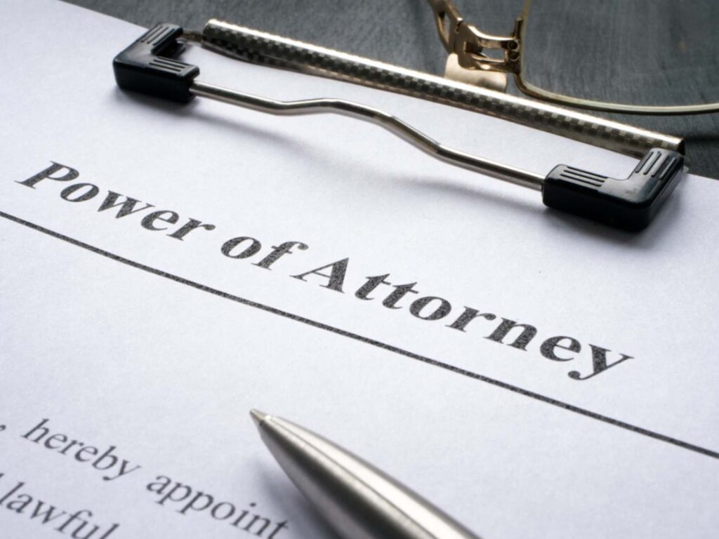 Power of attorney contract