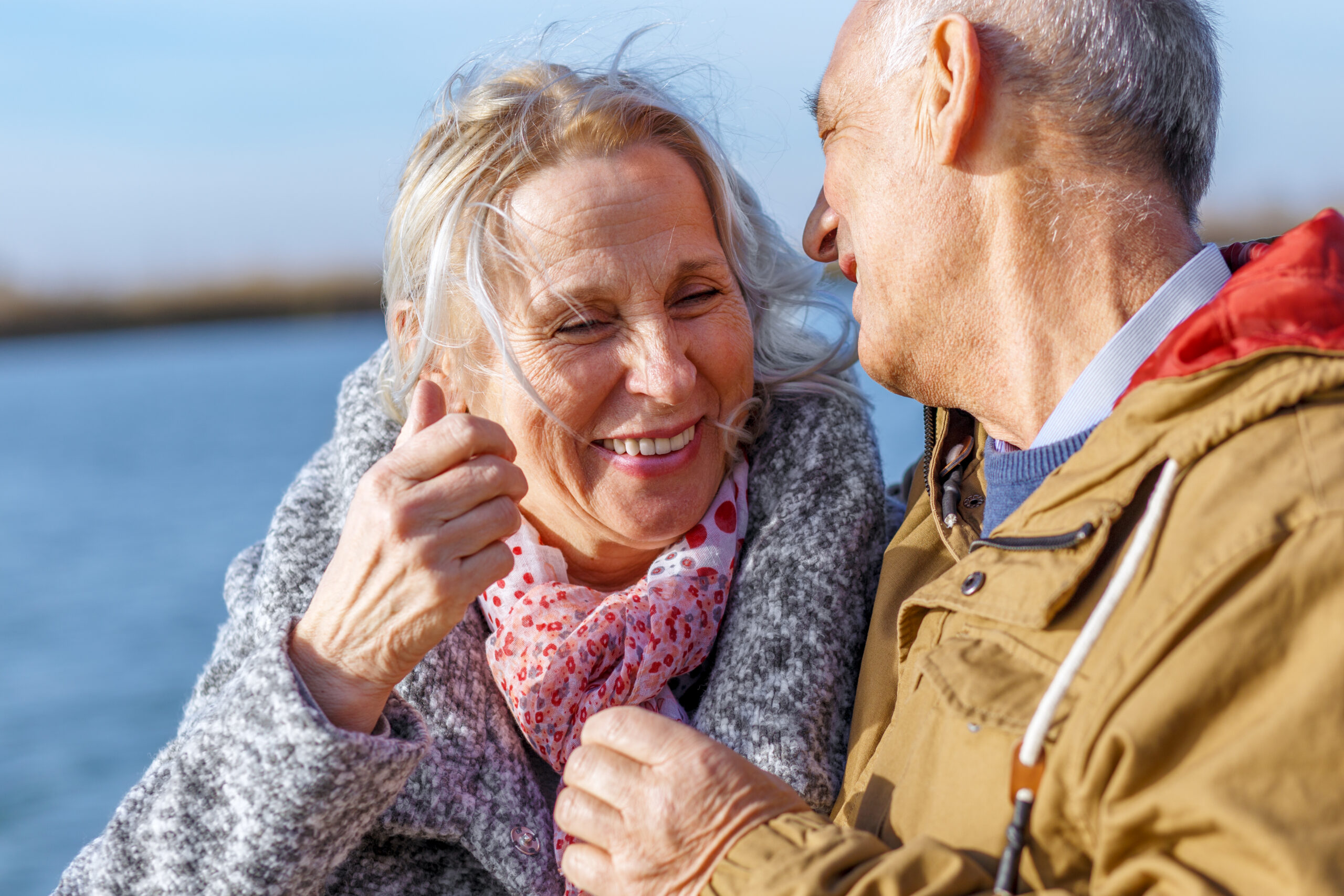Senior couple enjoying time together